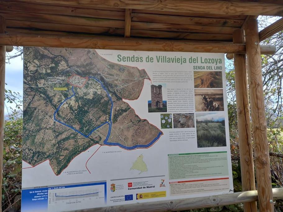 Casita Con Encanto Tranquilidad Villavieja Del Lozoya Wi-Fi En Sierra De Madrid Y A 50 Minutos De Capital Esterno foto